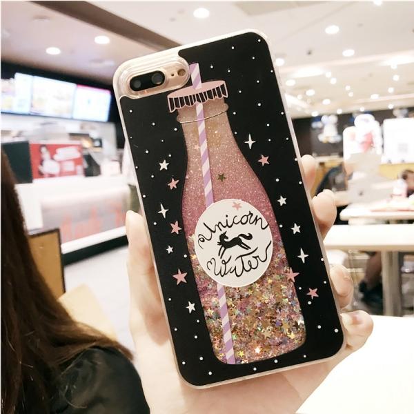 Ốp điện thoại iphone ốp nhũ chai nước iphone 6/6s, 6plus, 7/8, 7plus/8plus, x, xs
