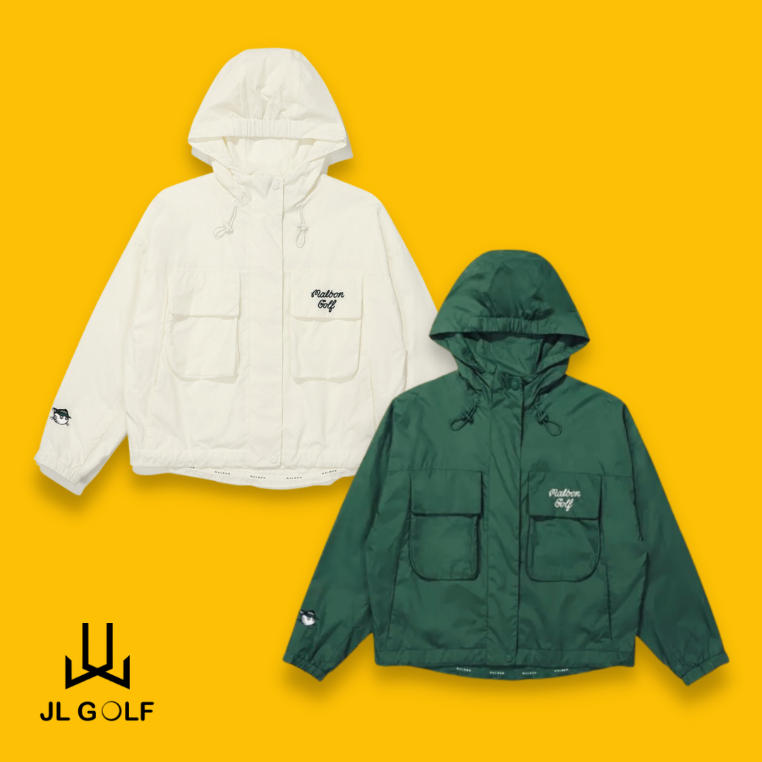 Áo khoác Malbon Golf Anorak, áo khoác thể thao golf nữ Malbon
