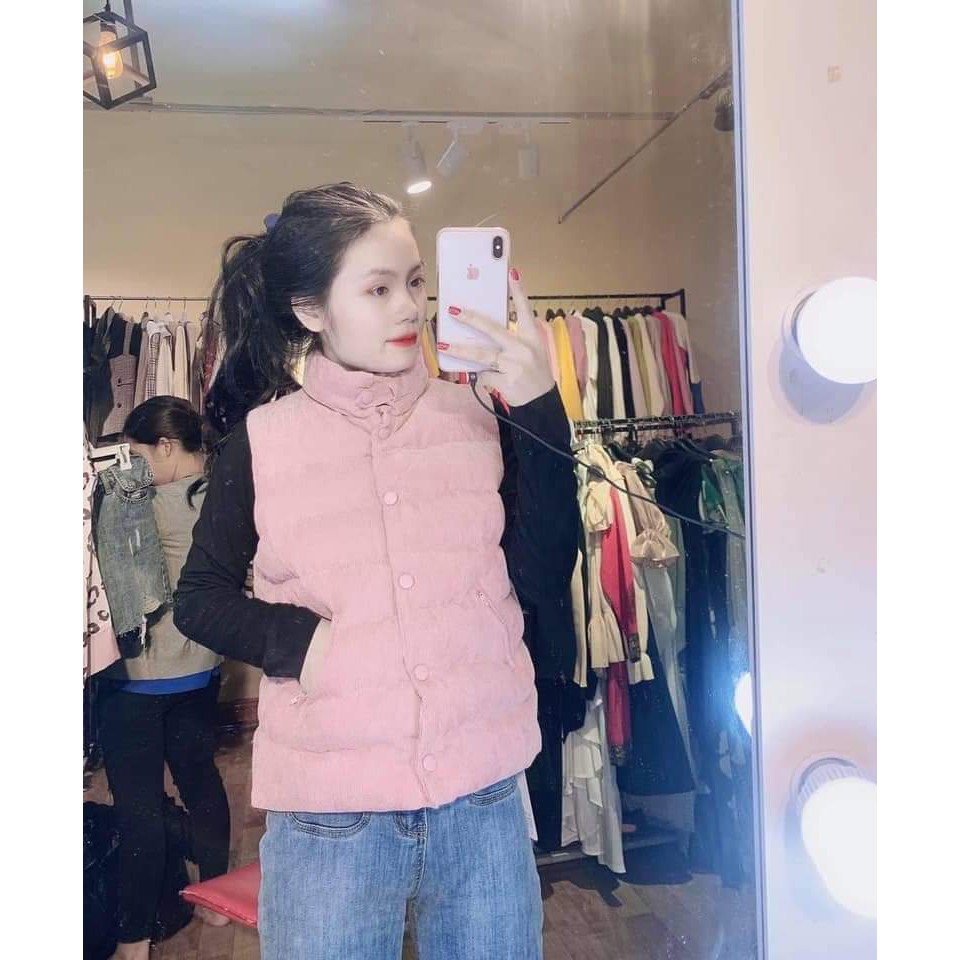 (CÓ SẴN-HÀNG ĐẸP) ÁO KHOÁC GILE CHO NỮ CHẤT NHUNG TĂM SIÊU ĐẸP