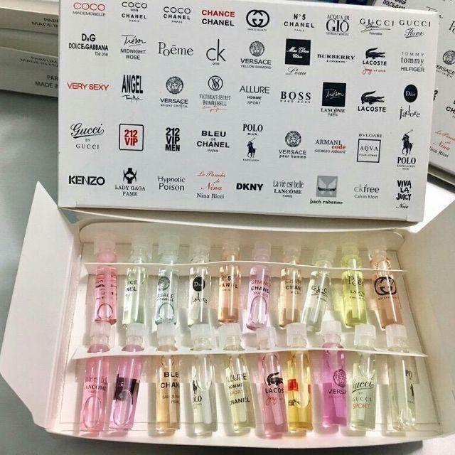 Set 20 tesst nước hoa thơm lâu