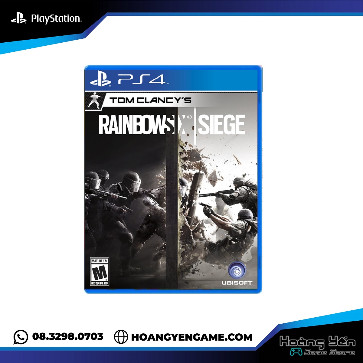 Đĩa Game Tom Clancys Rainbow Siege PS4