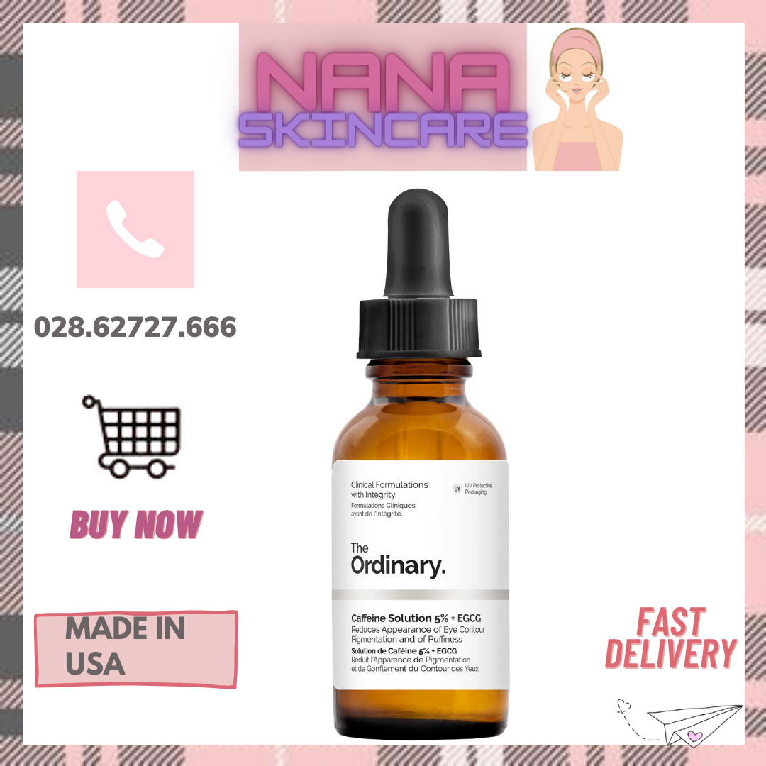 Caffeine solution 5% + egcg the ordinary 30ml