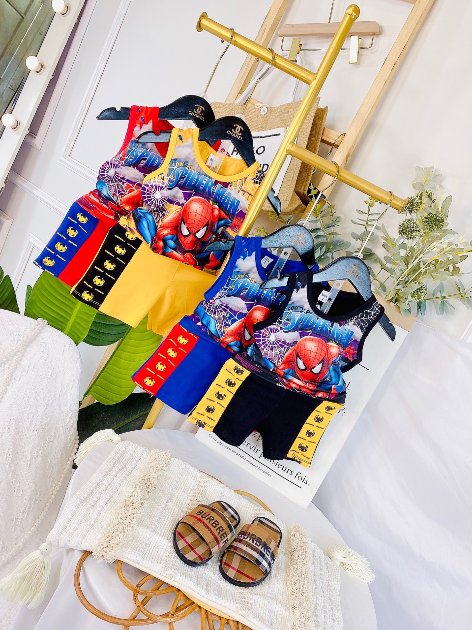 Set 3 chi tiết bộ siêu nhân nhện cho bé trai