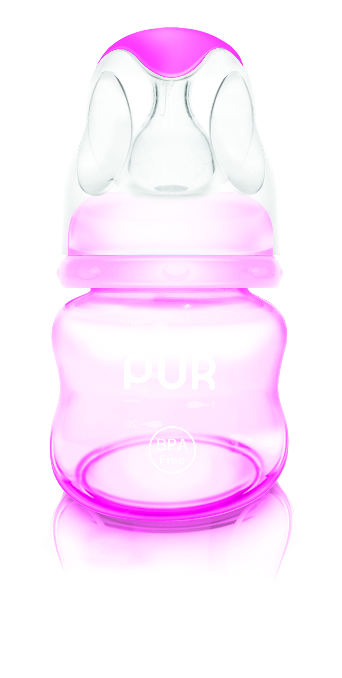 Bình sữa cổ thường pur advanced 60ml được làm từ nguyên vật liệu tinh khiết an toàn cho thực phẩm