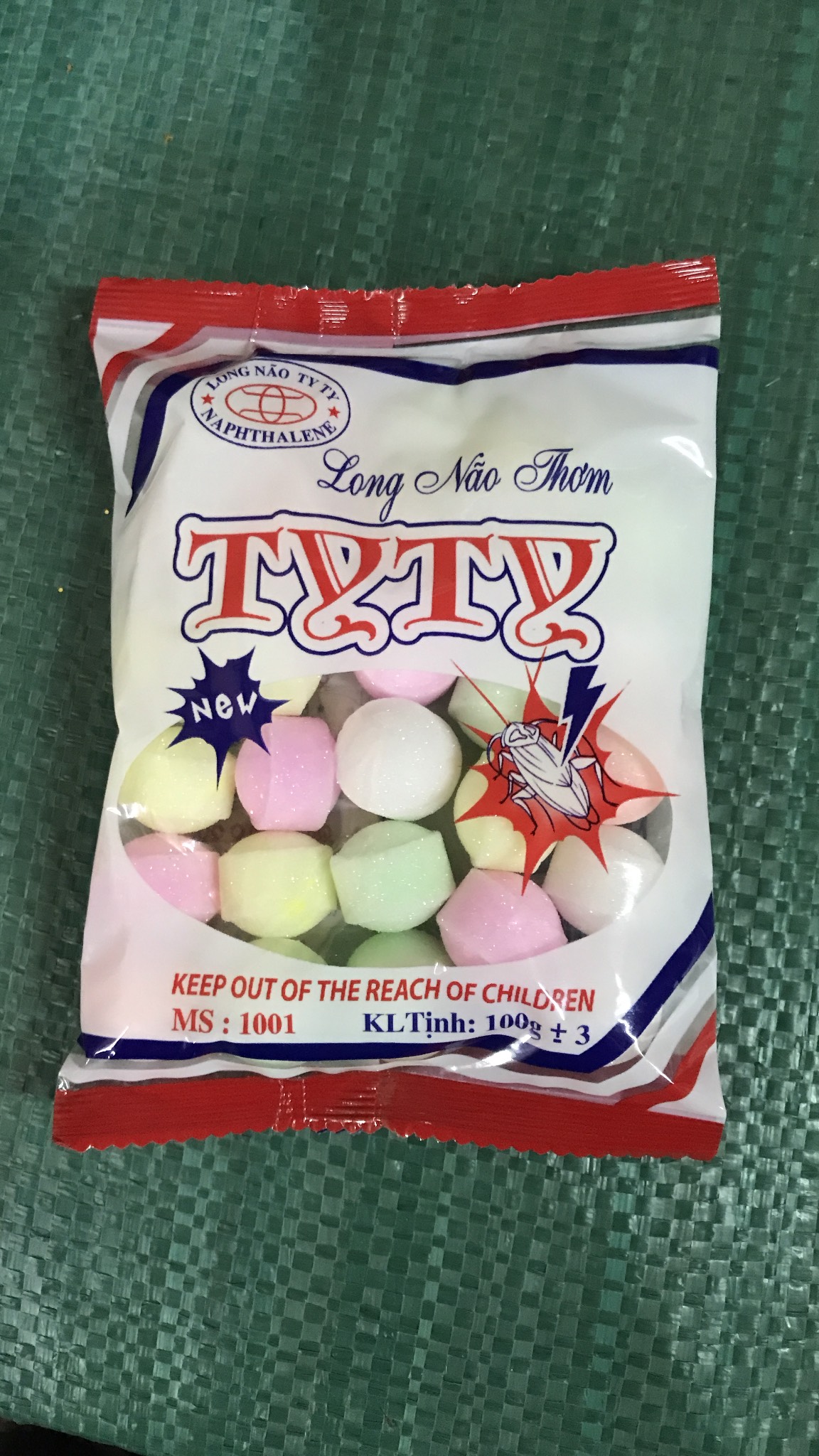 Gói Băng phiến TYTY 100G viên nhỏ - đuổi côn trùng gián chuột