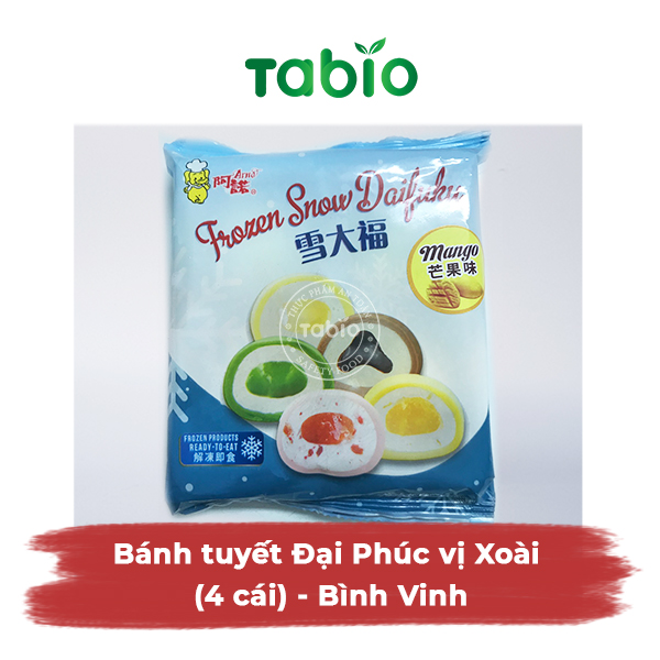 HCM - Bánh tuyết Đại Phúc vị Xoài (4 cái) - Bình Vinh - TABIO