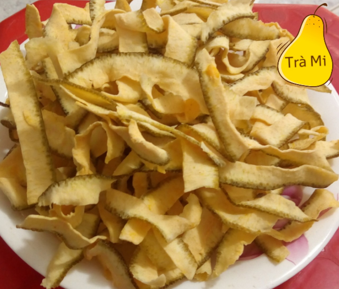 Vỏ bưởi chanh dây sấy giòn