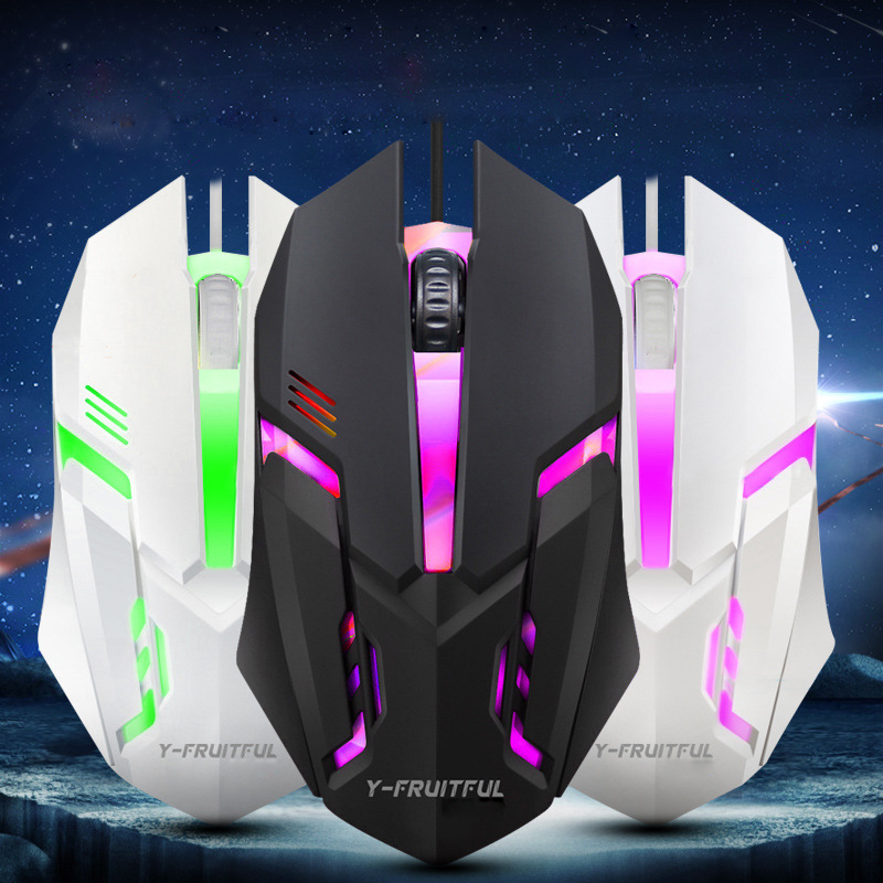 Chuột máy tính có dây chơi game có đèn led đổi màu cực đẹp