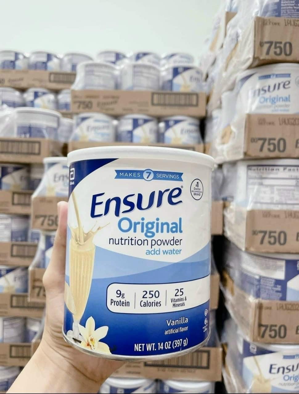 Sữa ENSURE bột Mỹ - 397gr 100% xách tay