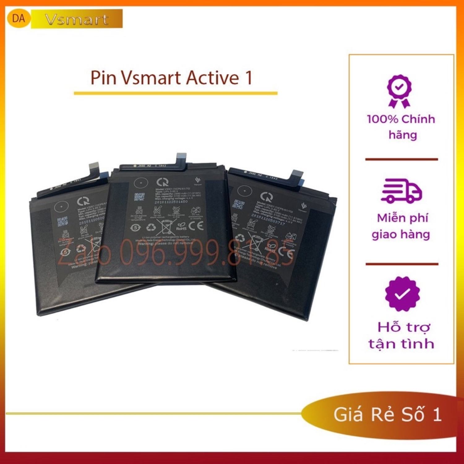 Pin Vsmart Active 1 New Chính Hãng