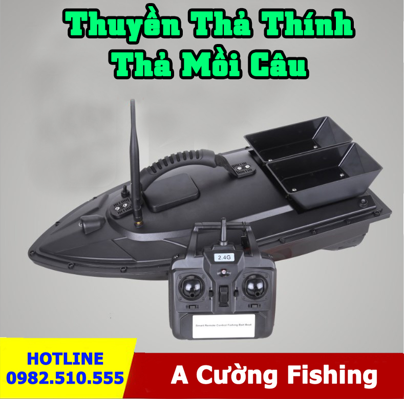 Thuyền Thả Thính Điều Khiển Từ Xa Khoảng Cách 500m - Thuyền Thả Thính Đa Năng Siêu Tiện Lợi