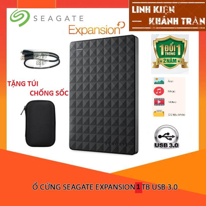 Ổ cứng di động seagate expansion 160gb 250gb 320gb 500gb 1tb - tặng túi chống sốc.