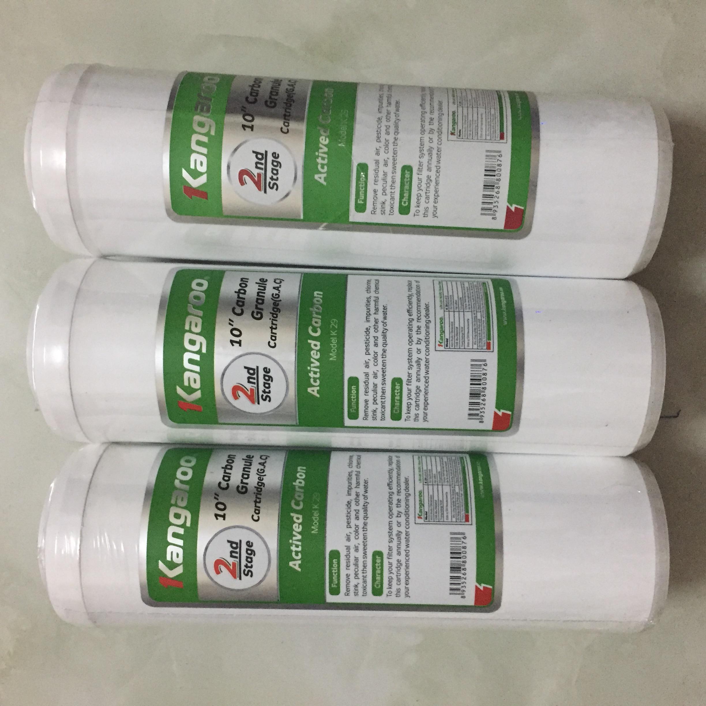 Lõi lọc nước kangaroo ( Bộ lọc thô 1,2,3 ) - tặng kèm móc khóa inox