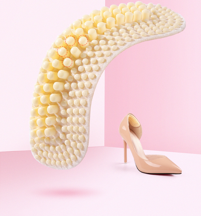 Miếng Lót Gót Giày Chống Trơn Trượt, Tuột Gót, Bảo Vệ Bàn Chân Khi Đi Giày Cao Gót, Chất Silicon Mềm Mại [1 cặp]