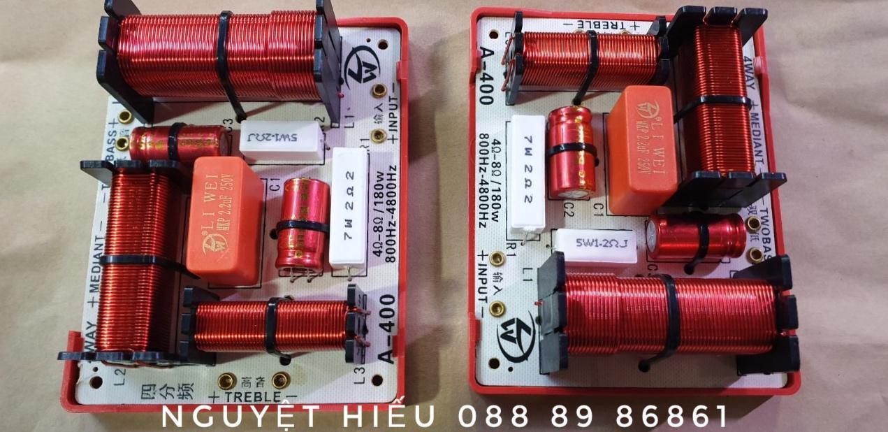 Cặp mạch phân tần loa 4 đường tiếng A-400