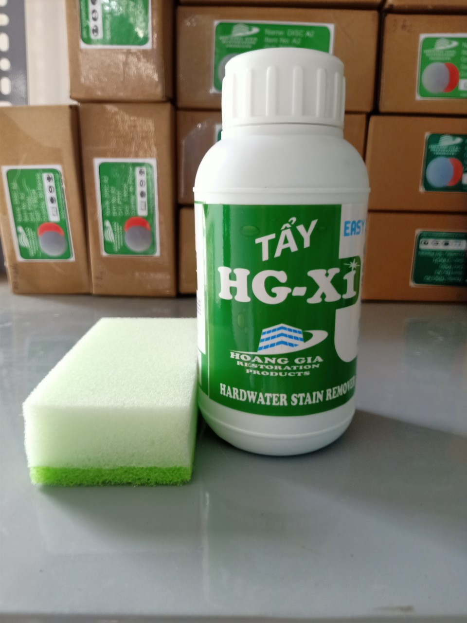 [HCM]Dung dịch siêu tẩy ô mốc kính xe Hoàng Gia HG X1 250 DT 250ML (Trắng)