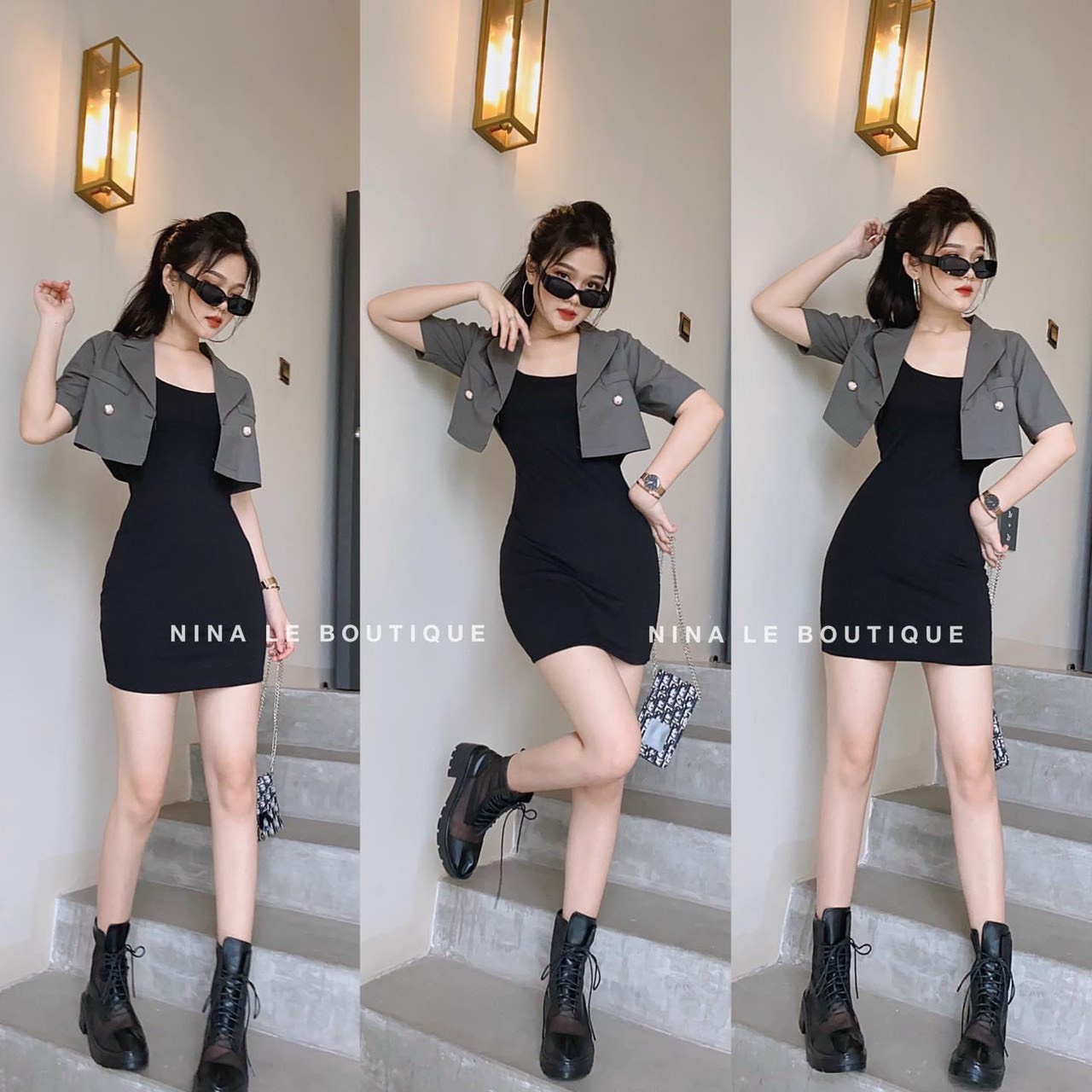 Set bộ đầm nữ siêu xinh, cực ngầu sang chảnh, quyến rũ, dành cho các nàng nhìn là mê lunglinh tt