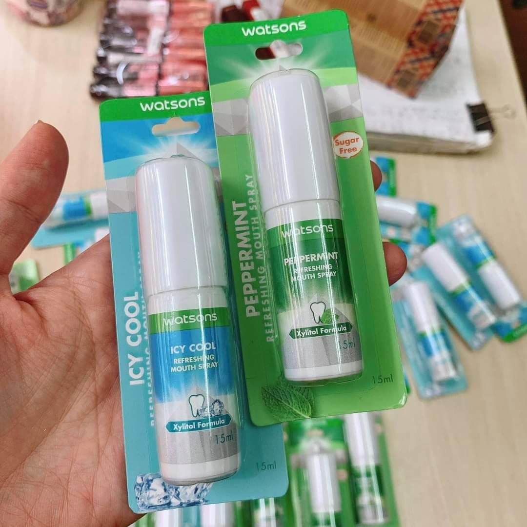 Xịt thơm miệng watsons thái lan