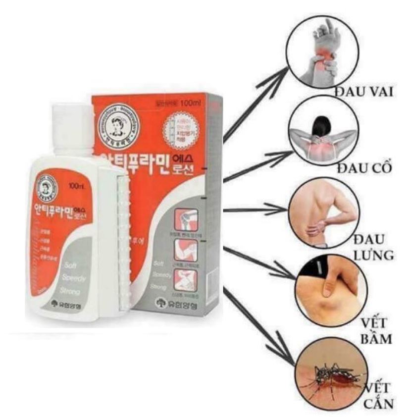 - dầu nóng hàn quốc antiphlamine