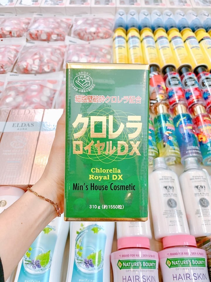 VIÊN UỐNG TẢO LỤC CHLORELLA ROYAL DX YUKI PHARMACEUTICAL