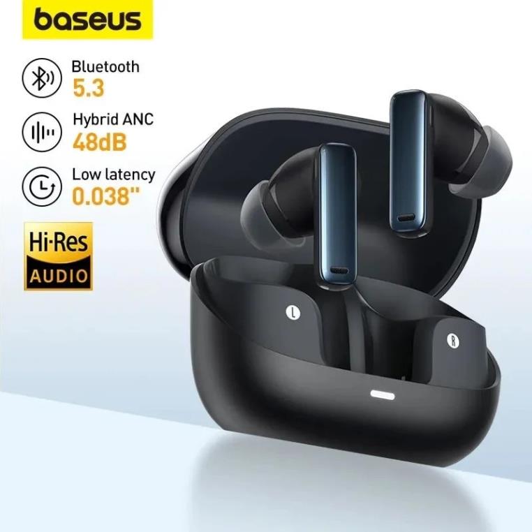 Tai nghe bluetooth chống ồn chủ động baseus bowie m2s true wireless bisa 3d anc