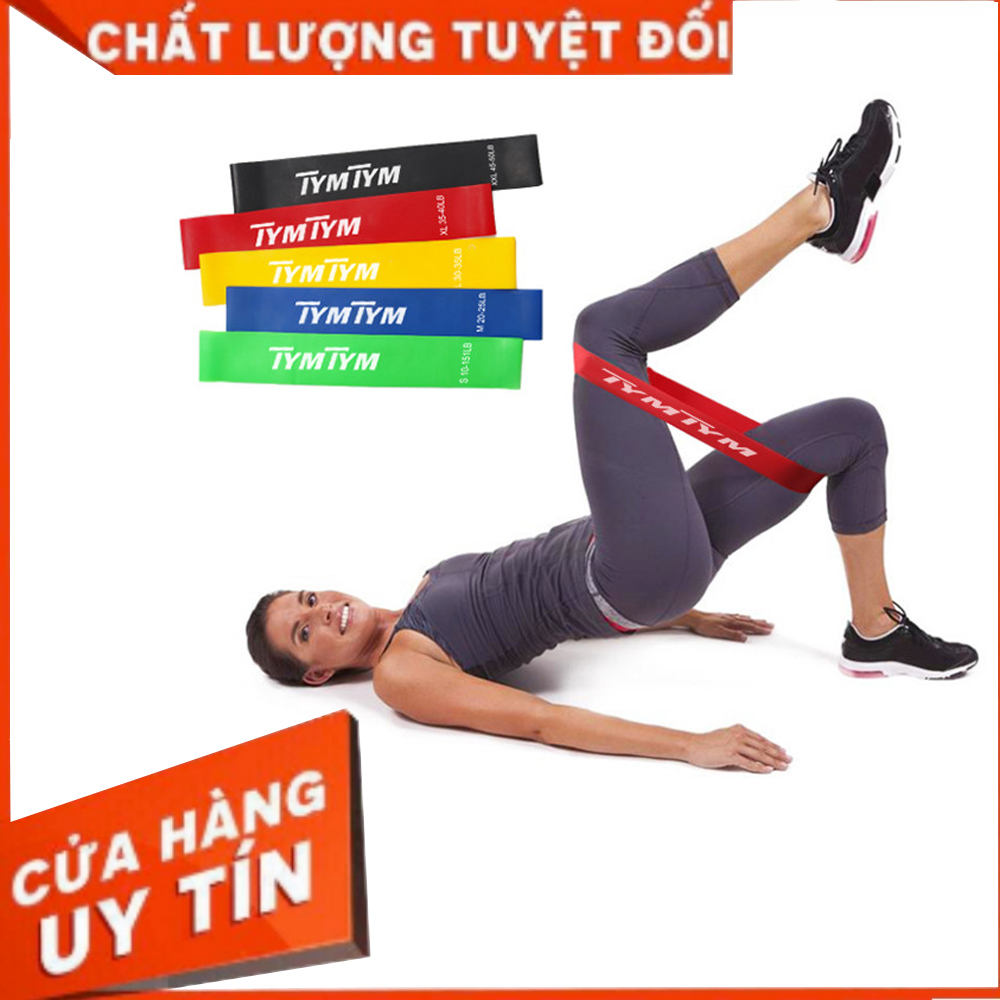 Bộ 5 Dây Kháng Lực-Dây Đàn Hồi Tập Gym Cao Cấp Tym Tym