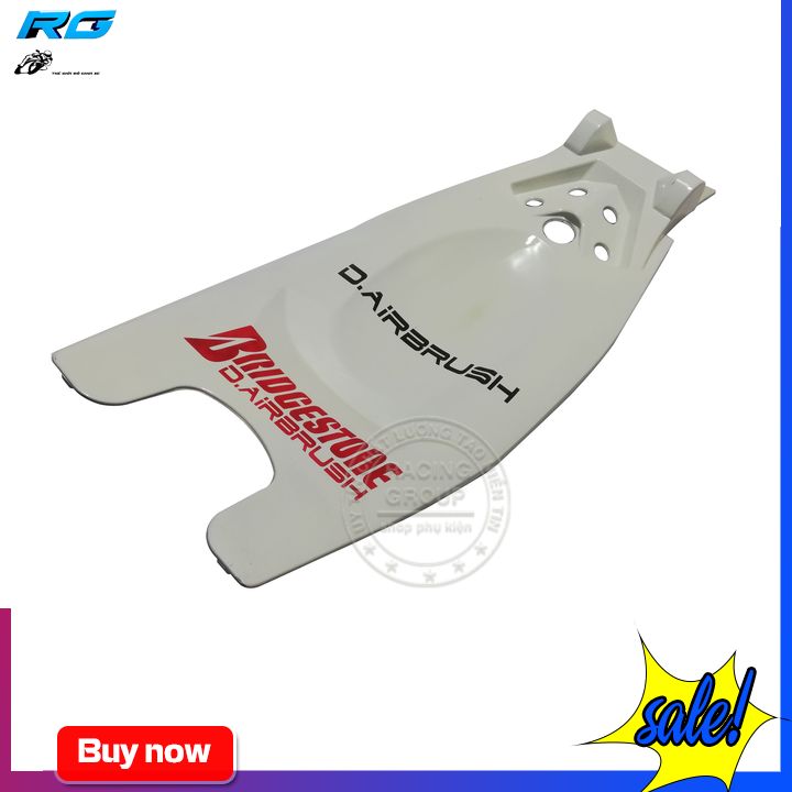 Ốp lườn dưới xe máy exciter 150 màu trắng