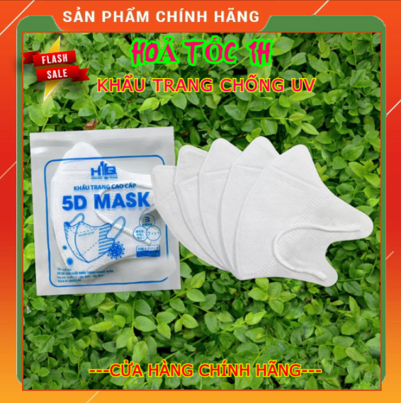 Khẩu trang y tế cho bé 5D chống UV Huy Bảo cao cấp, kháng khuẩn