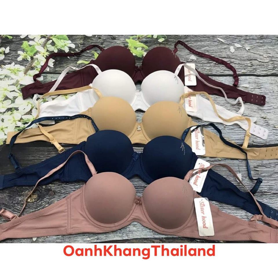 Áo Lót Cup A Sister Hood 221 - Áo Ngực Có Gọng , Quả Ngang Không Đệm Mút Dễ Thương Thái Lan , Thaimarketbra