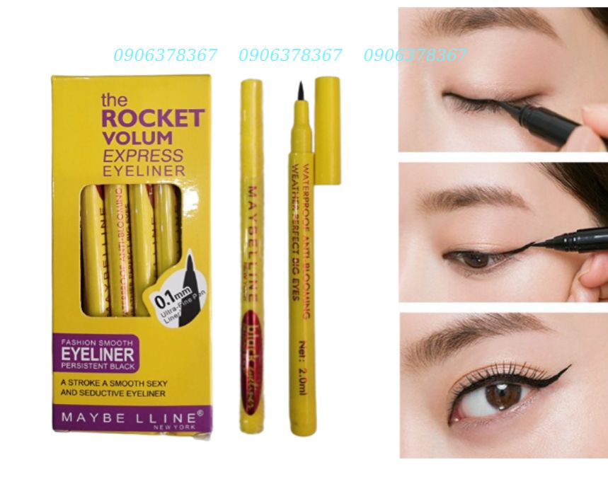 Bút Kẻ Mắt Chống Lem Và Chống Trôi Maybelline New York