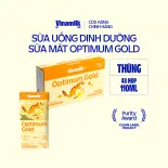 Thùng 48 hộp sữa bột pha sẵn Vinamilk Optimum Gold 110ml - Sữa nước hỗ trợ phát triển toàn diện, chất lượng quốc tế (Sữa dành cho trẻ em trên 1 tuổi)