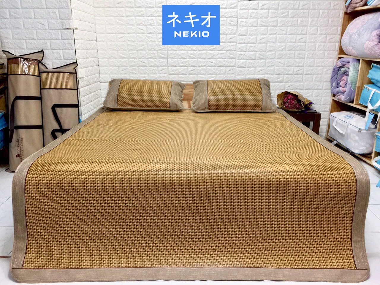 Chiếu mây điều hòa cao cấp Nekio Nhật Bản kích thước 160x200cm