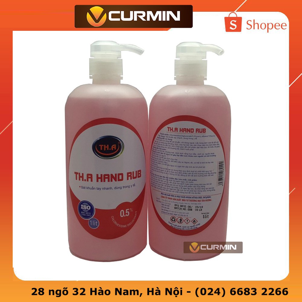 Dung dịch sát khuẩn tay khô, nhanh th.a hand rub 500ml
