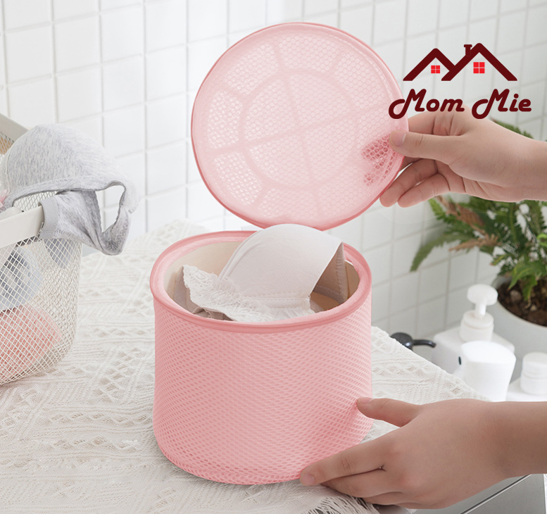 [HCM]Túi lưới giặt đồ lót 2 lớp Polyester in họa tiết chống biến dạng đồ lót - K051 - I038