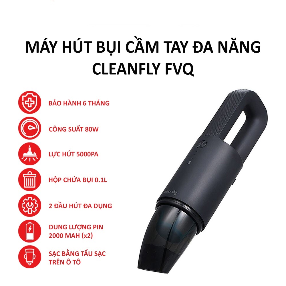 Máy hút bụi cầm tay đa năng xiaomi cleanfly-fvq