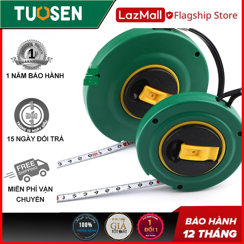 Thước Cuộn Tuosen, Thước dây 20m, 30m, 50m TUOSEN (Vỏ nhựa ABS)