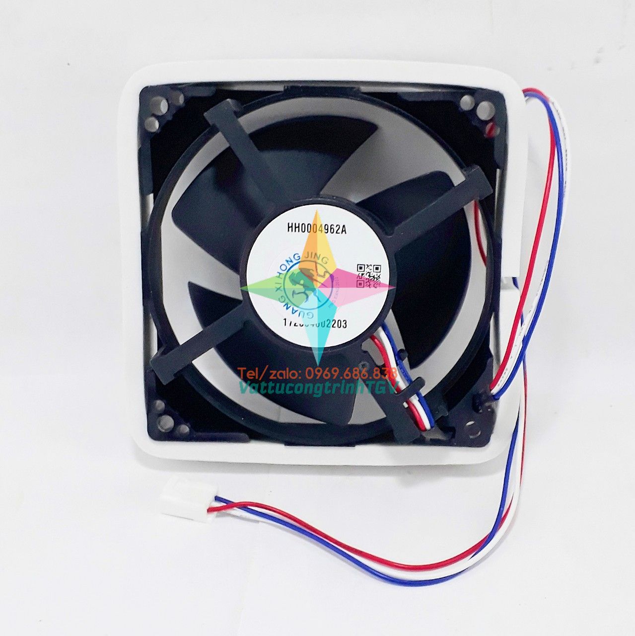 Quạt Tủ Lạnh HITACHI hãng HH0004962A KT 9cm x 9cm - 3 Dây