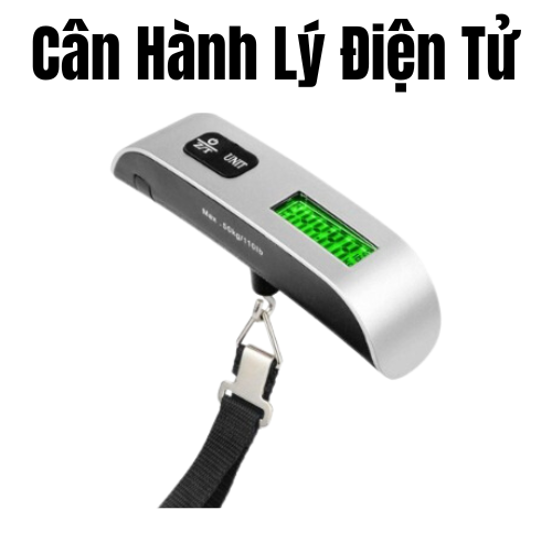 Cân hành lý điện tử, cân điện tử bán hàng, cân điện tử nhà bếp cầm tay 50kg tiện dụng, giao hàng toàn quốc, hidenburg store