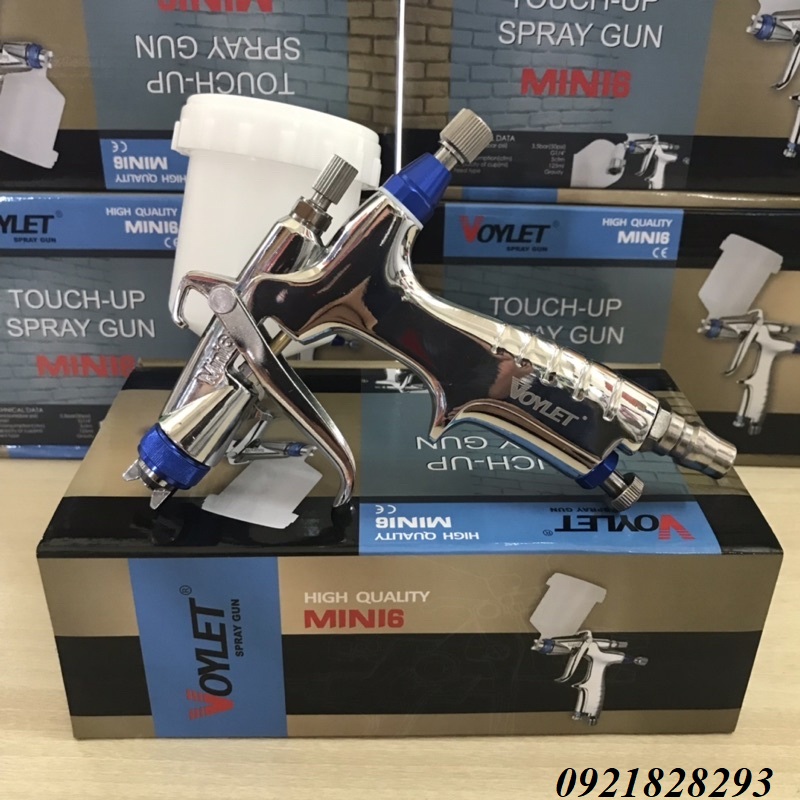 Súng phun sơn Voylet mini6, chuyên phun dặm, phun tem... bec 0.8