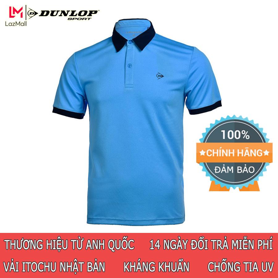 DUNLOP - Áo Tennis nam Dunlop DATES9091-1C Hàng chính hãng Thương hiệu từ Anh Quốc Đổi trả miễn phí