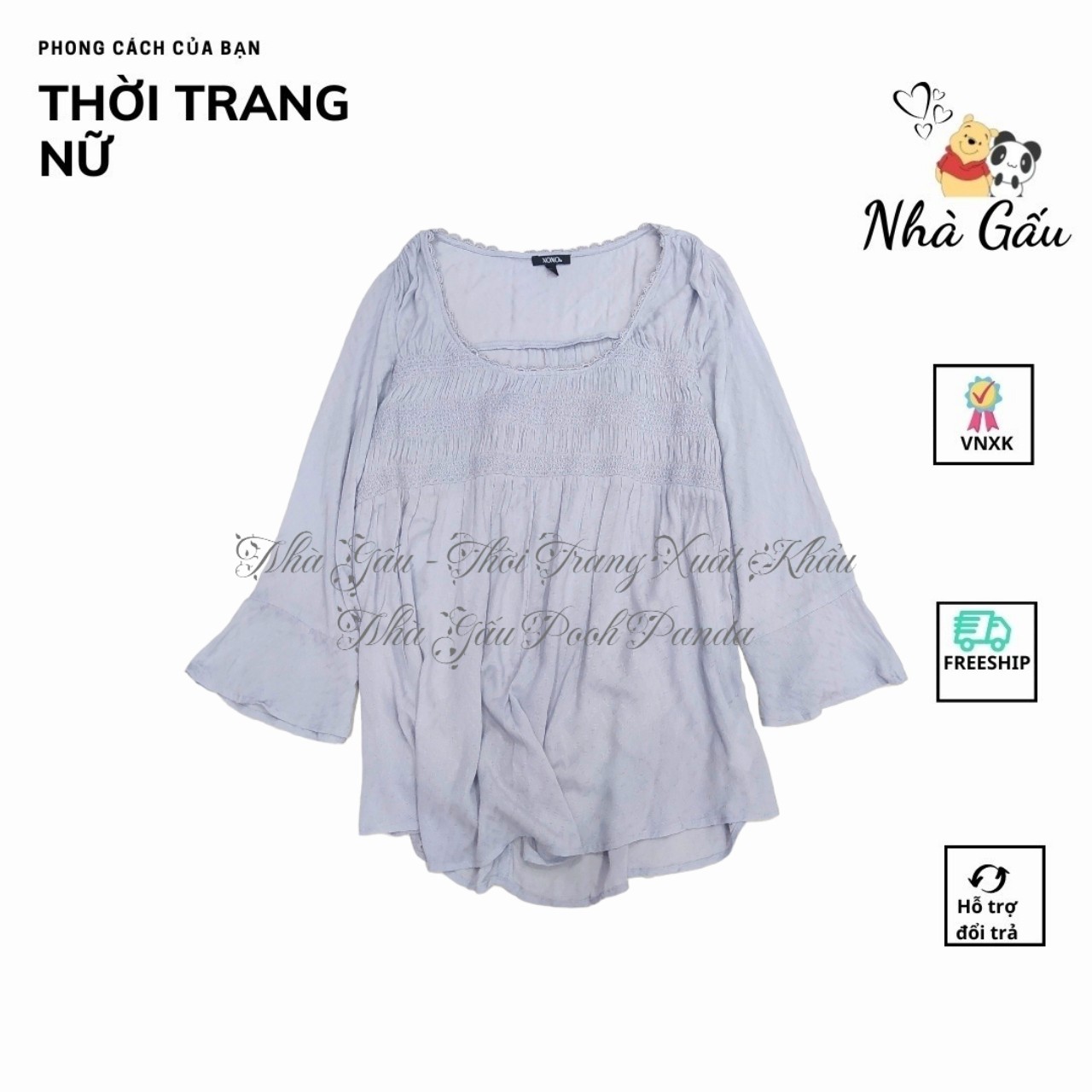 Áo sơ mi công sở nữ trung niên, người lớn tuổi