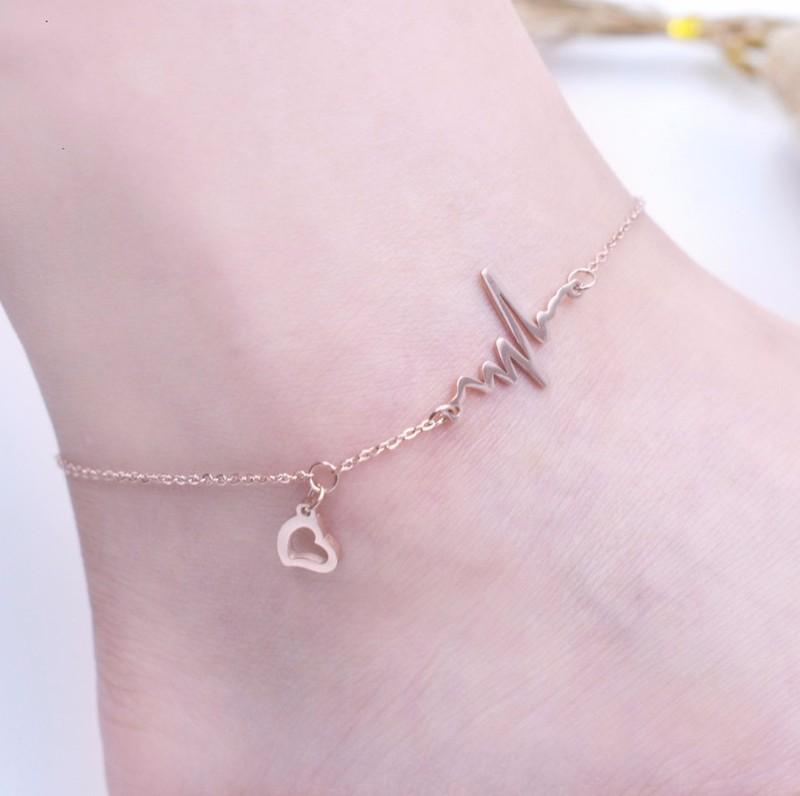Lắc chân nhịp tim ti tan ko đen cao cấp tt 0755