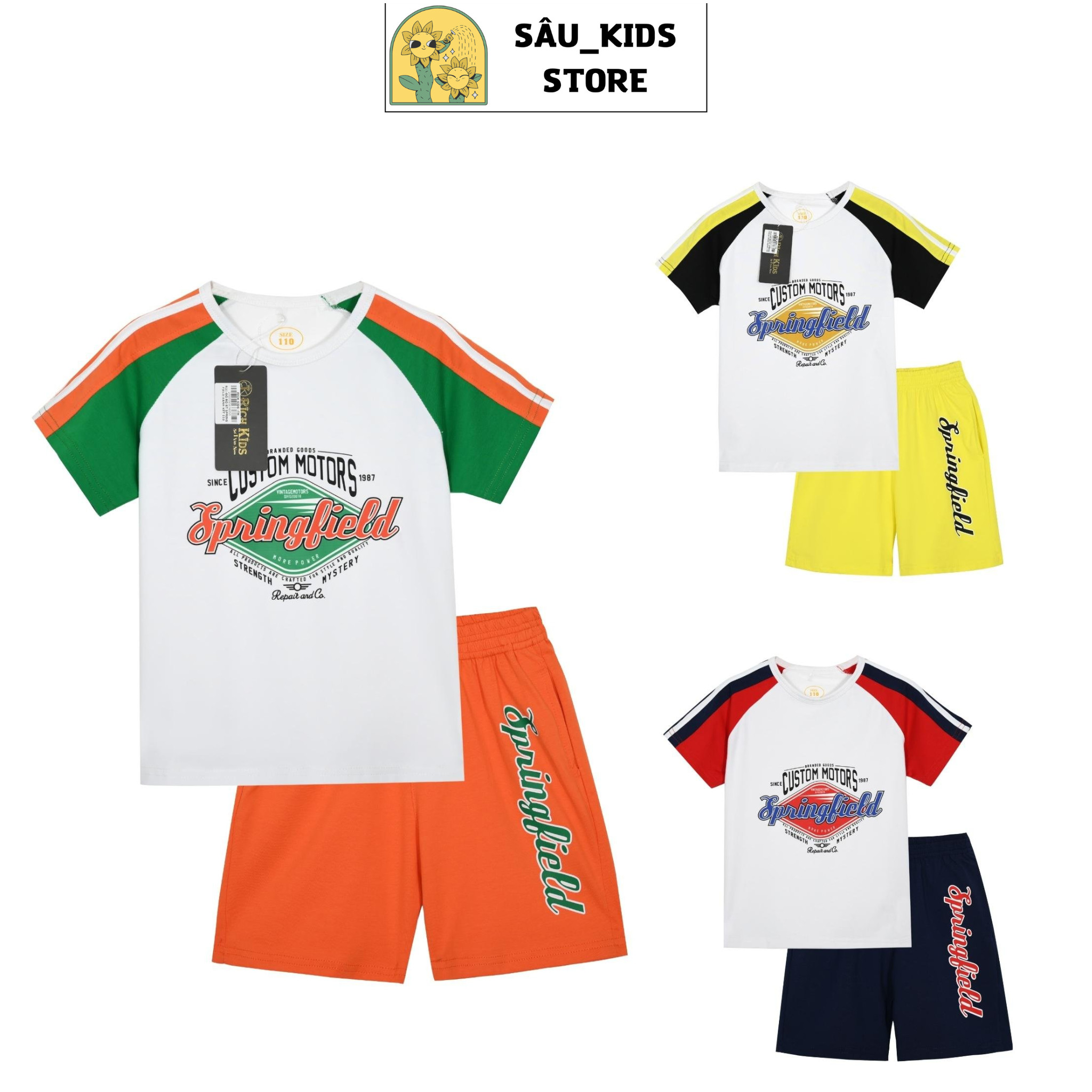 Đồ bộ bé trai 100%cotton từ 10kg đến 48kg