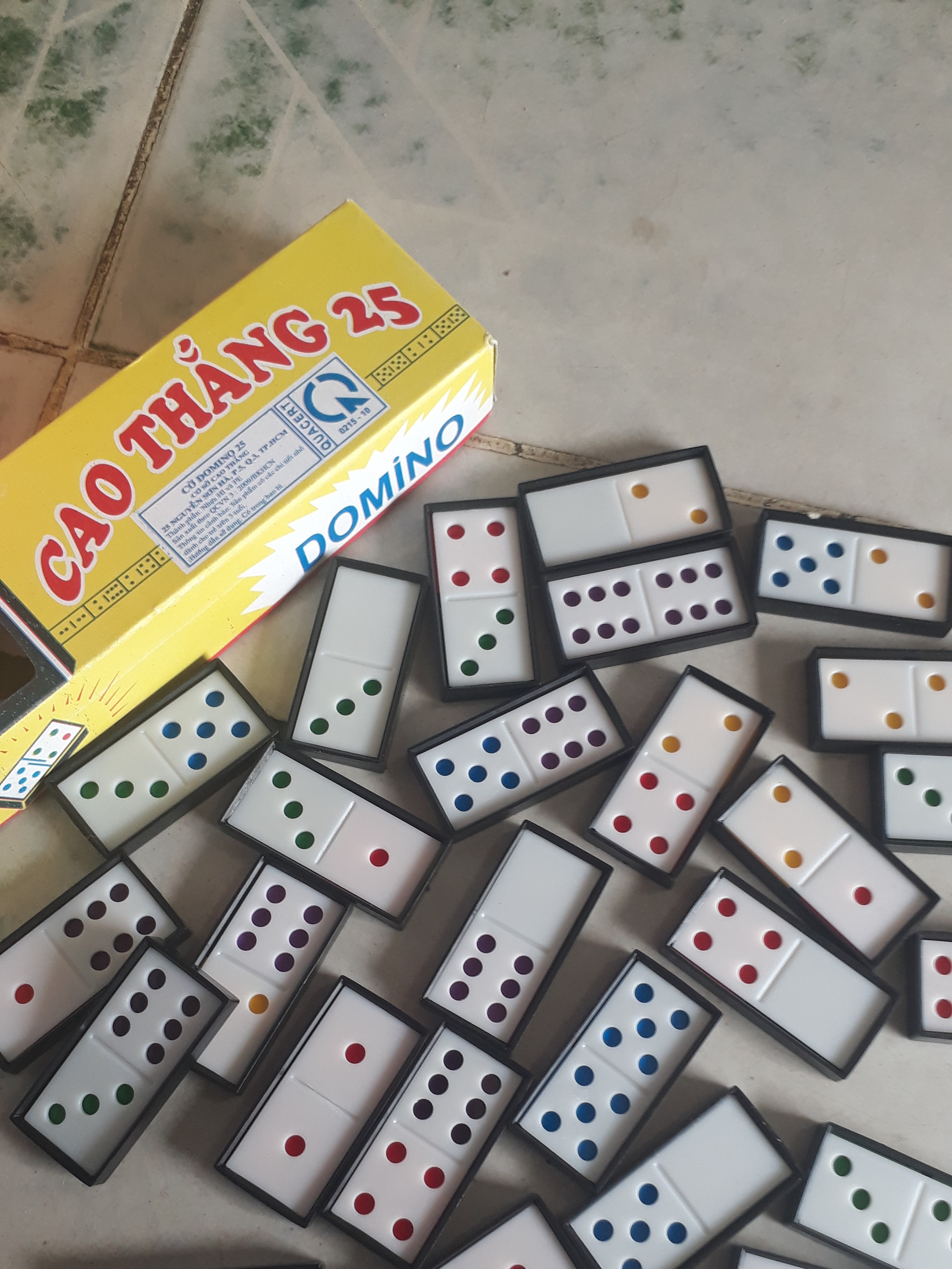 Cờ domino bằng nhựa