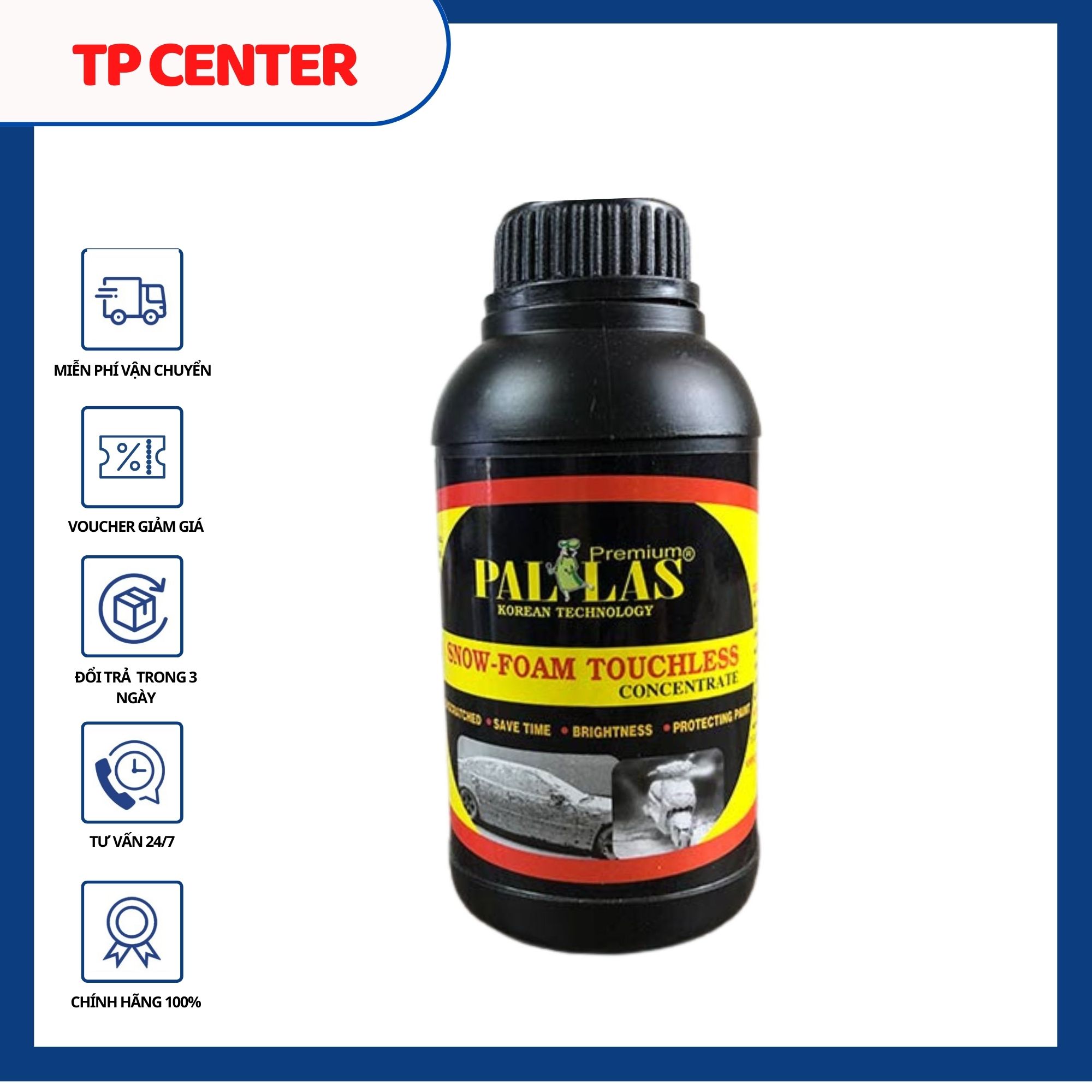 Dung dịch rửa xe bọt tuyết không chạm Pallas Snow-Foam Touchless
