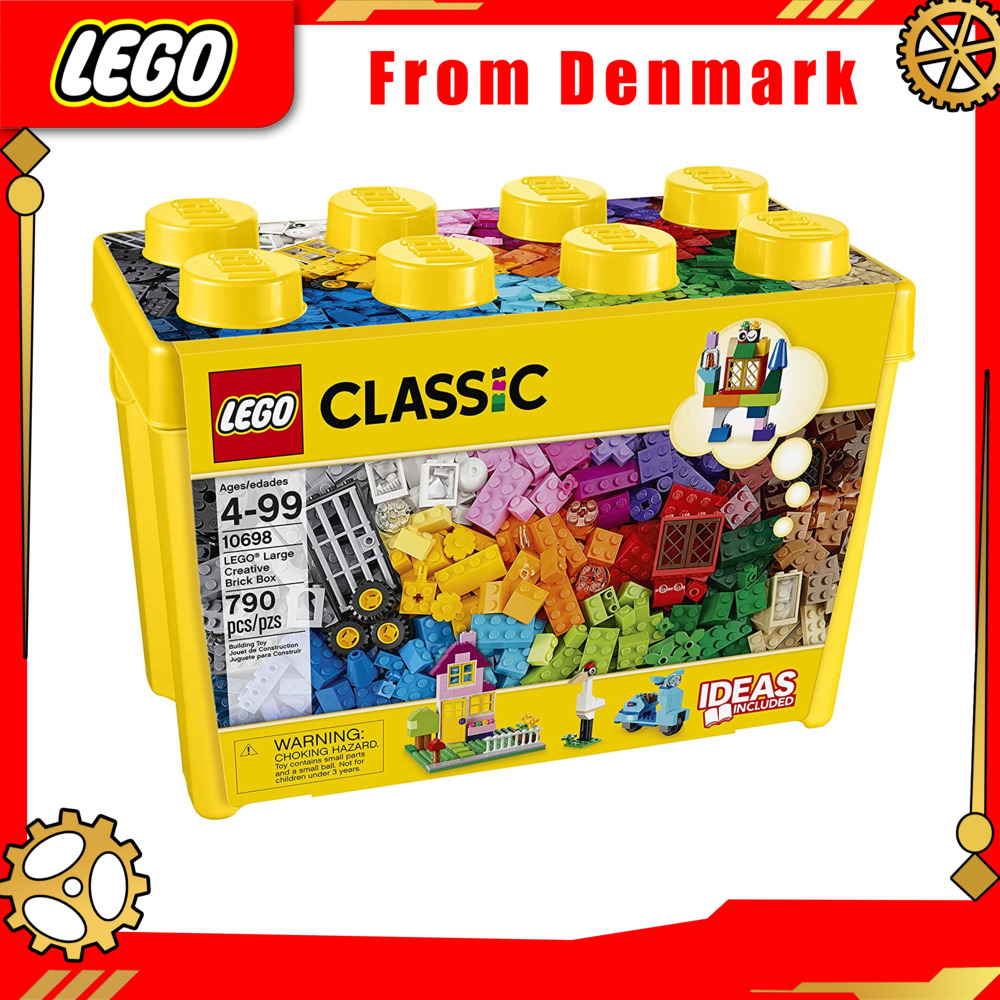 LEGO Classic large creative building block box 10698 Build your own creative toy, children's building block set guaranteed genuine