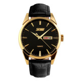 Đồng hồ nam dây da skmei 9073