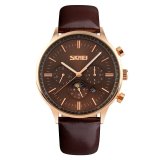 Đồng hồ nam dây da skmei 9117cl