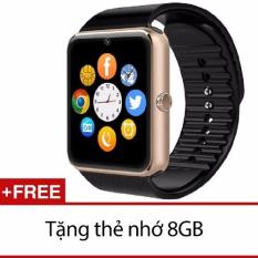 Đồng hồ thông minh uwatch c08 vàng + tặng thẻ 8gb