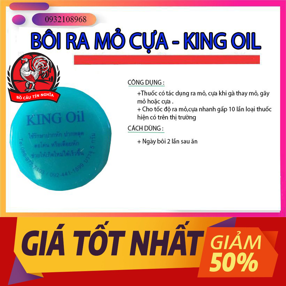 King Oil - bôi kí.ch mỏ cựa nhanh cho gà đá